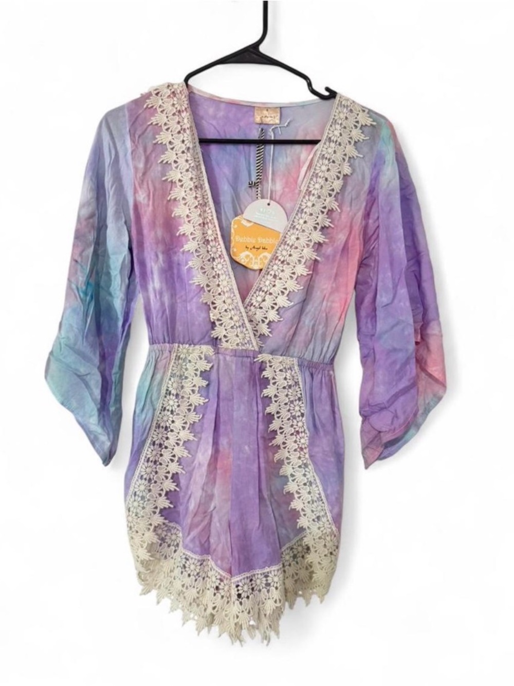 Debbie dabble dress shorts lavender and pink